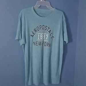 Aeropostale Light Blue Soft Tee Size L